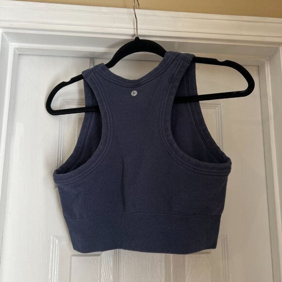 90 Degree by Reflex Navy Ribbed Athletic Tank – Great Condition! - Picture 2 of 2